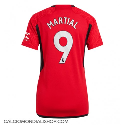 Maglie da calcio Manchester United Anthony Martial #9 Prima Maglia Femminile 2023-24 Manica Corta